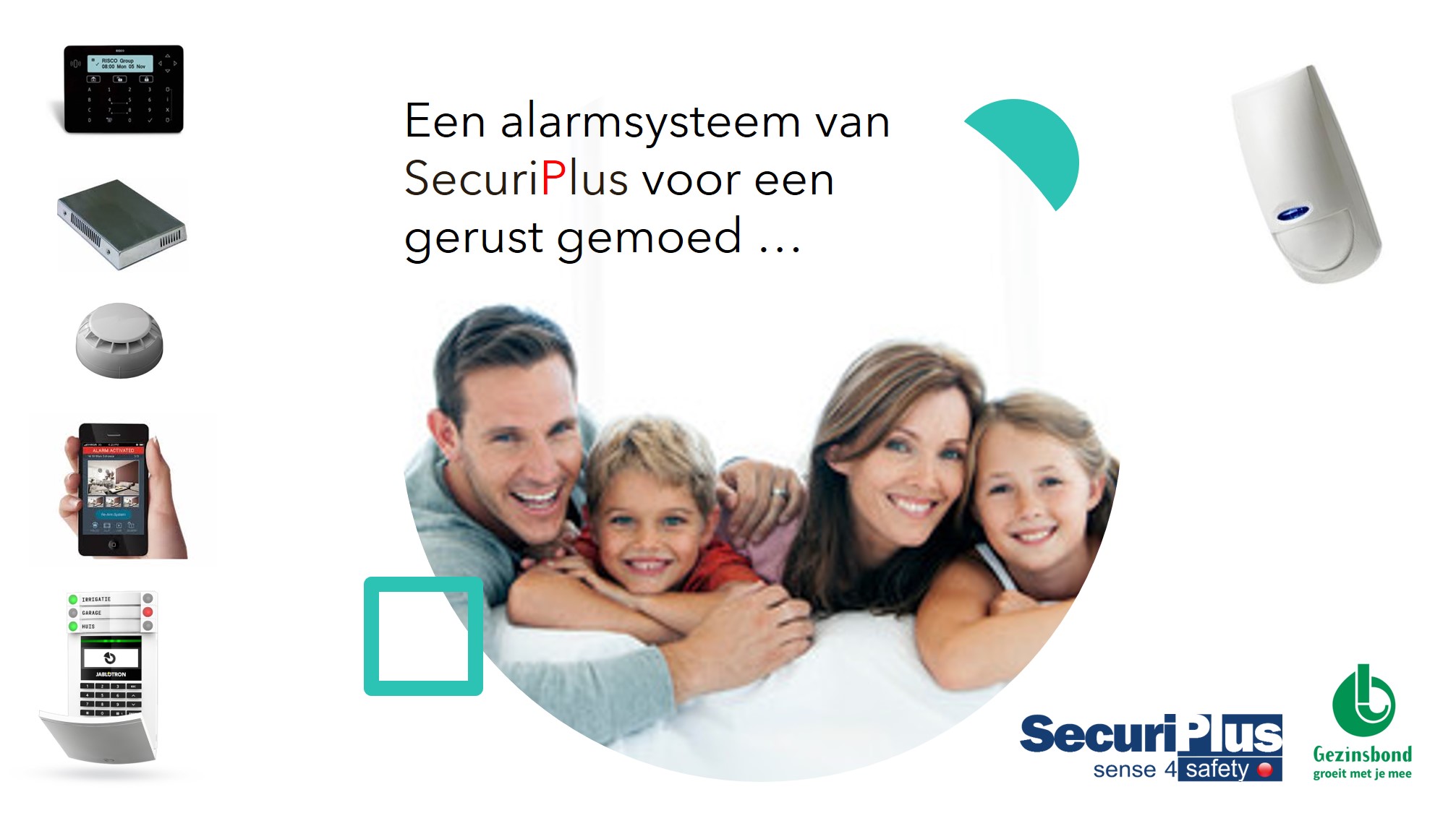 gezinsbond4 Flyer Gezinsbond actie met Securiplus beveiligingen en alarmsysteem